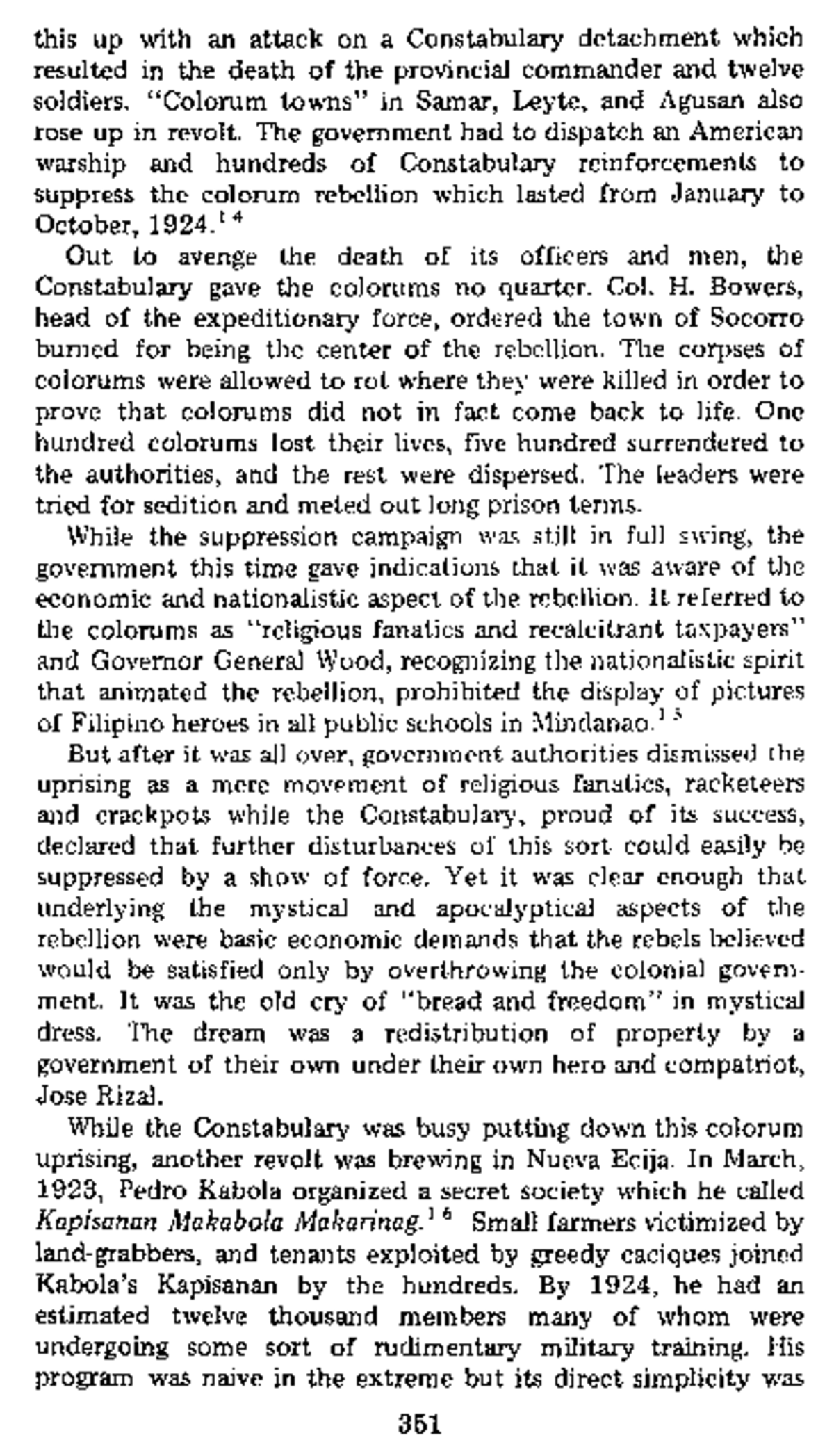 SYNOPSIS OF A HISTORY OF THE PHILIPPINES RENATO CONSTANTINO visual data 4