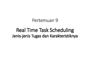 Refrensi Buku Real Time Task Scheduling - Module 6 Embedded System ...