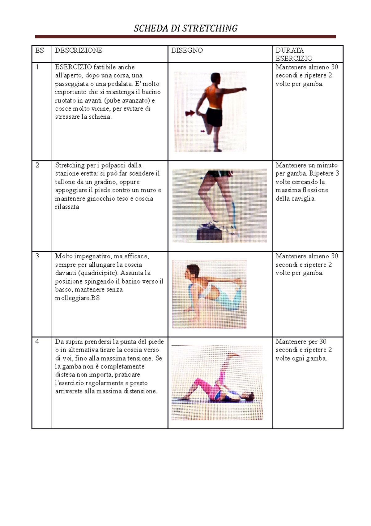 stretch assignment in italiano