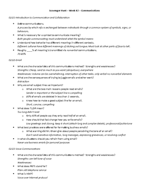 All scavenger hunts for exam 1 - Scavenger Hunt – Week 01 ...