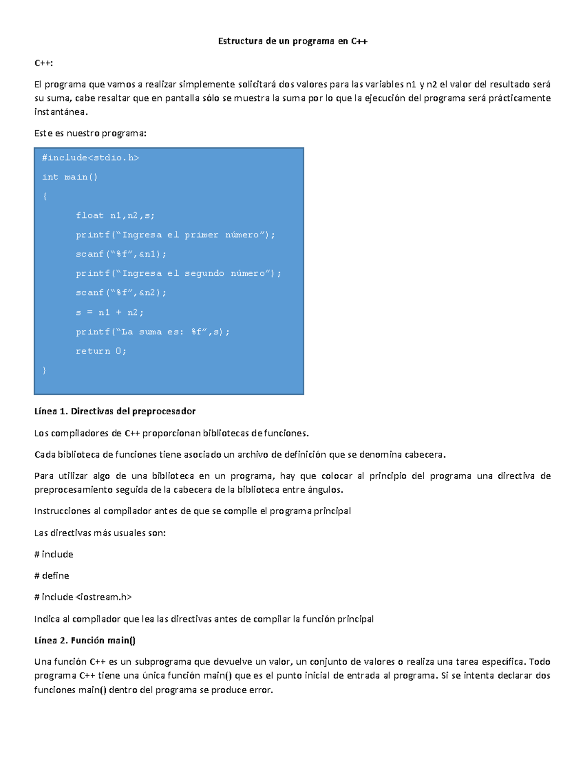 Actividad 9 ESTRUCTURA DE PROGRAMACION AVANZADA 123 - Estructura de un ...