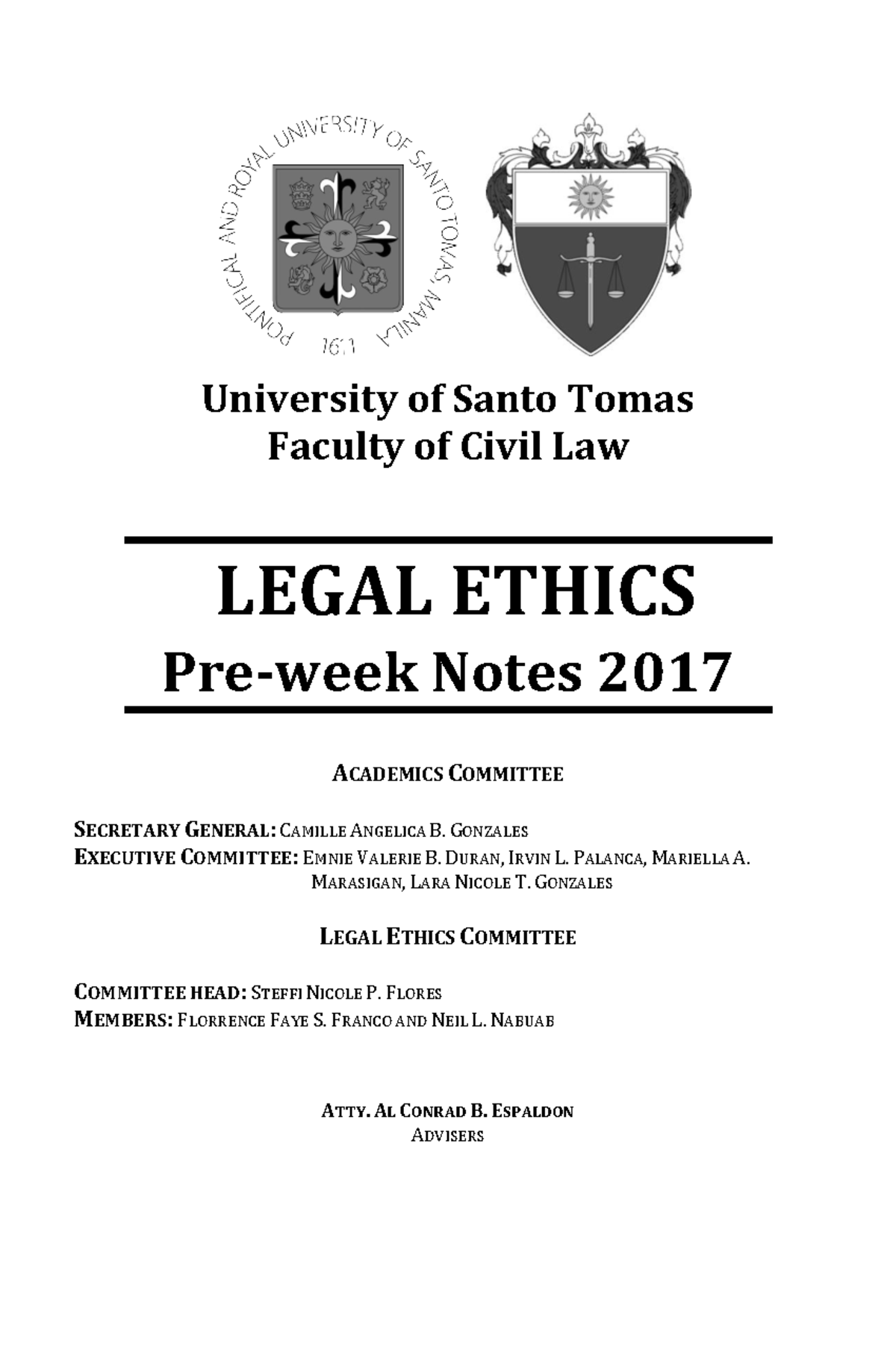372682502 Ust Ethics Pw University of Santo Tomas Faculty of Civil