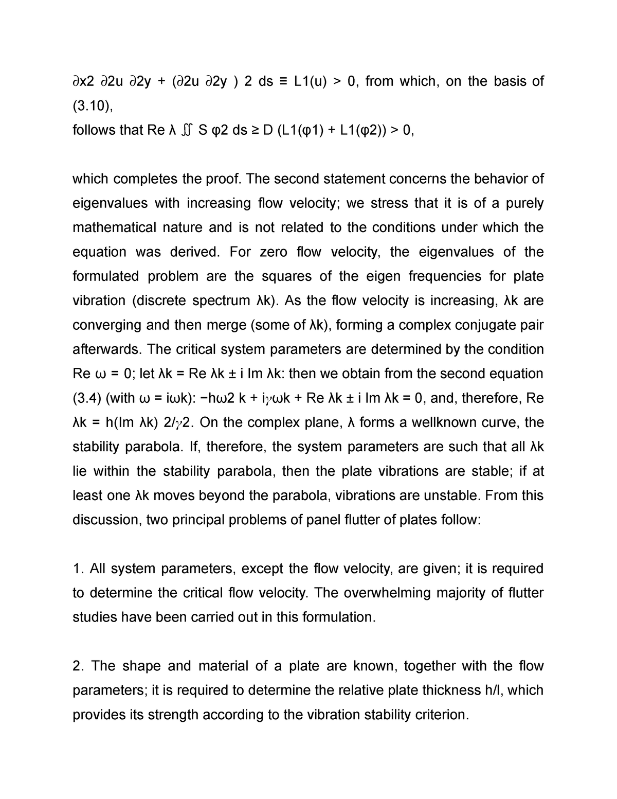 Vibration and Aero Elasticity Lecture note 2 - 𝜕x2 𝜕2u𝜕2y + (𝜕2u 𝜕2y ...