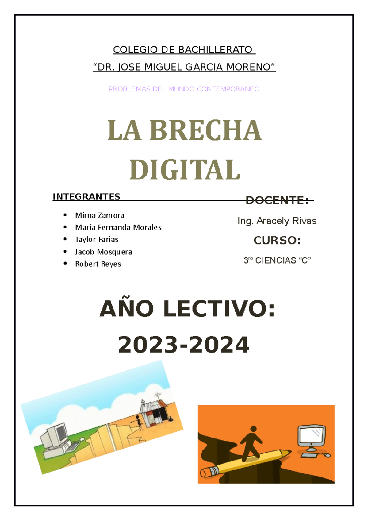 Brecha Digital - ####### COLEGIO DE BACHILLERATO ####### “DR. JOSE ...