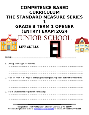 Grade 8 integrated qs - junior secondary school - COMPETENCE BASED ...