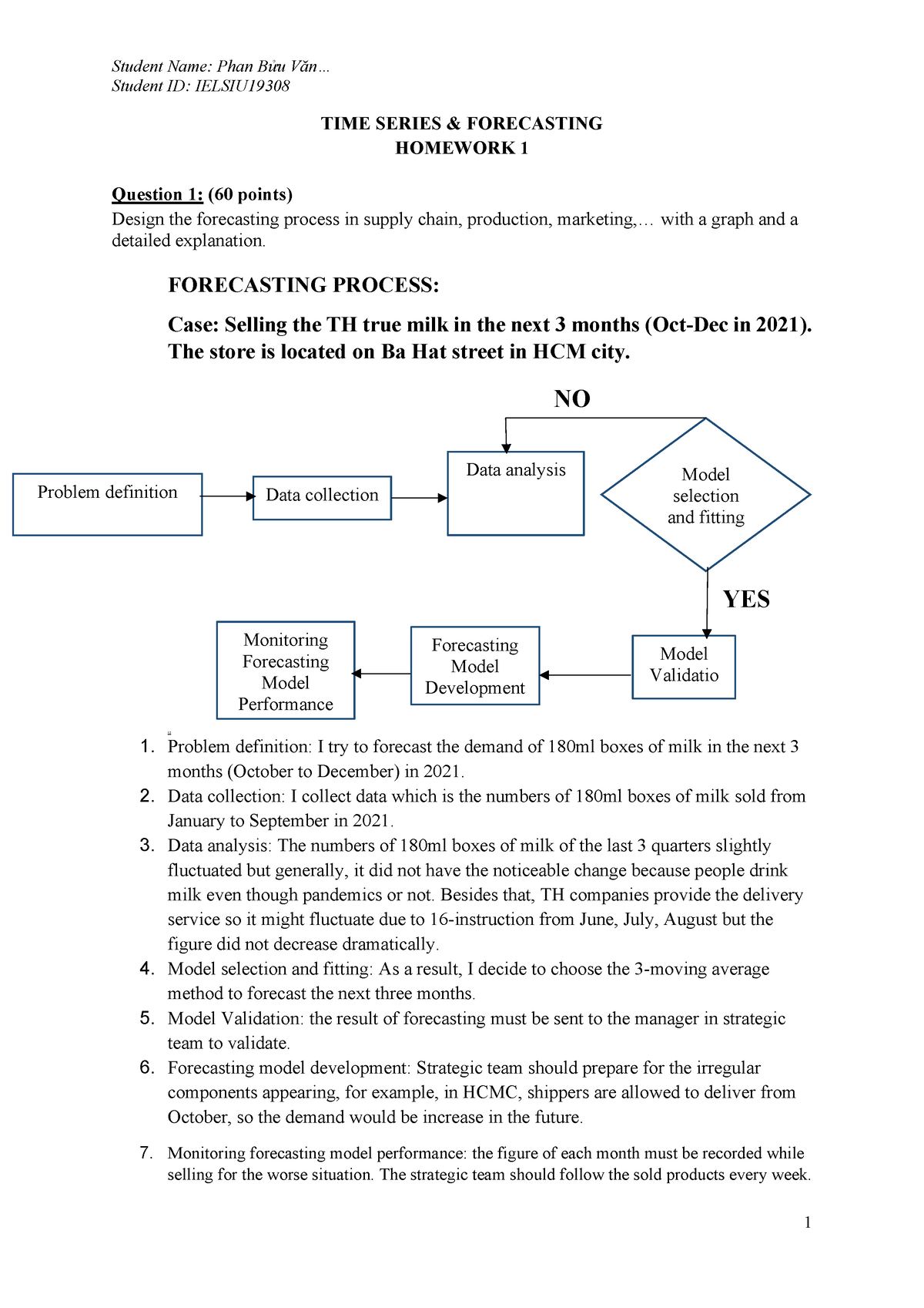 time series homework