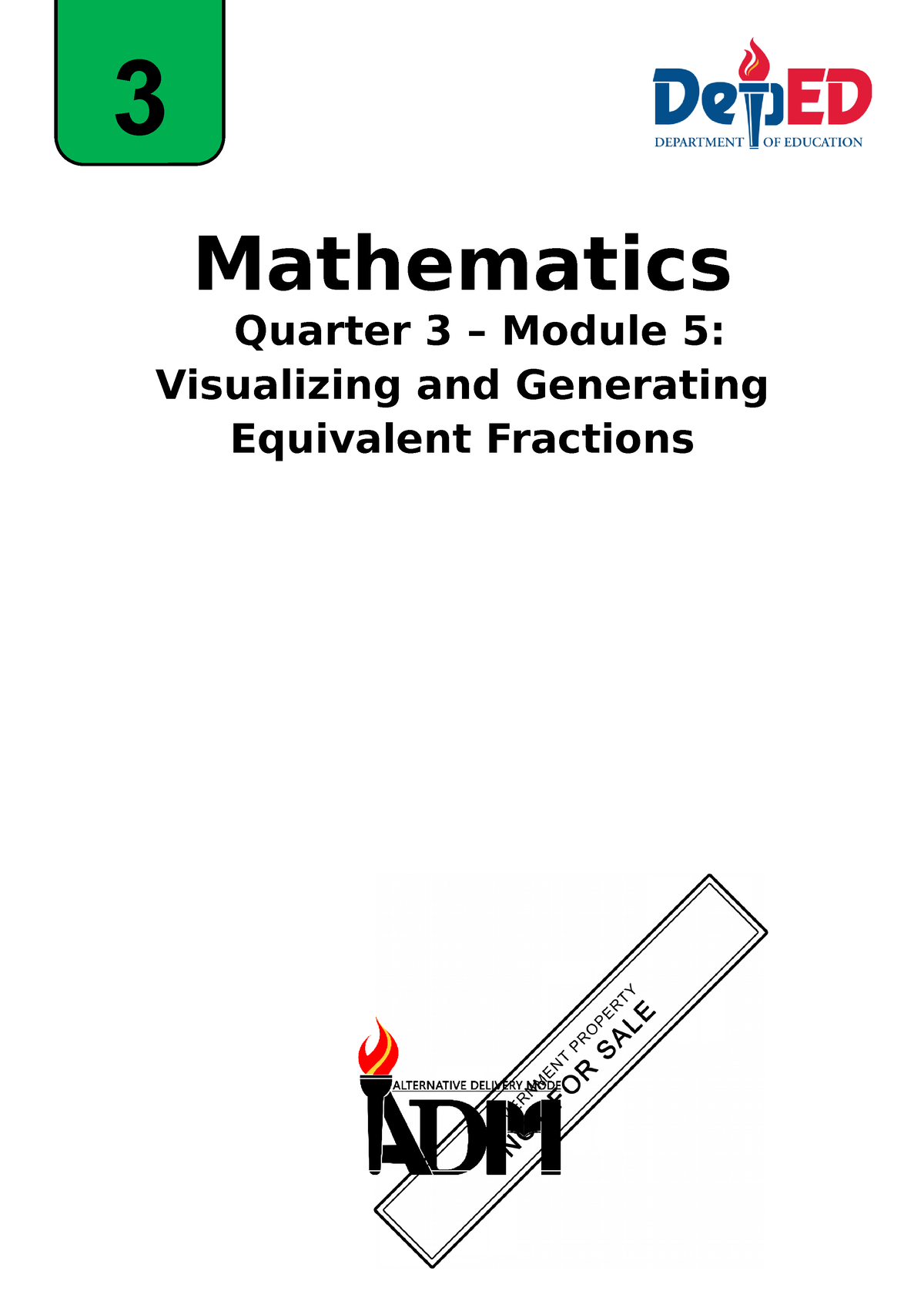 Math3 Q3 Module 5 - A BOOK - Mathematics Quarter 3 – Module 5 ...