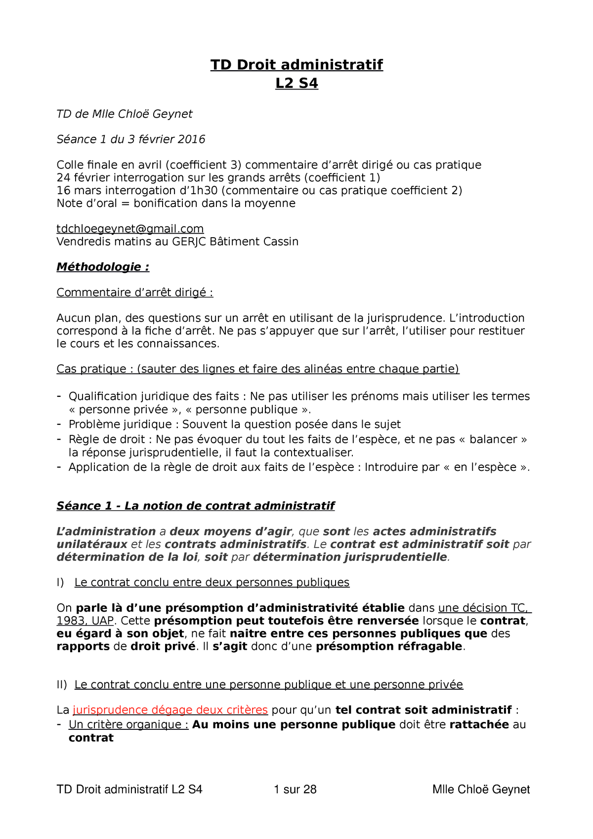 dissertation droit administratif l2