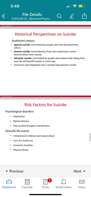 Chapter 3 Psych Notes - CLP2140 - Studocu