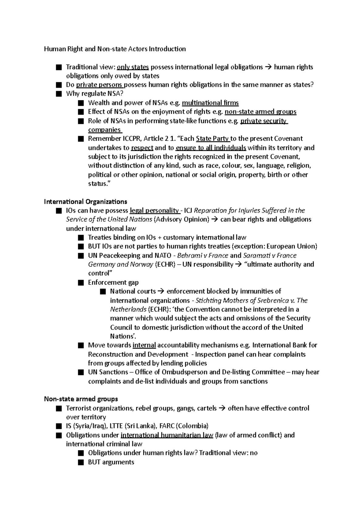 Human Right And Non state Actors Introduction Multinational Firms