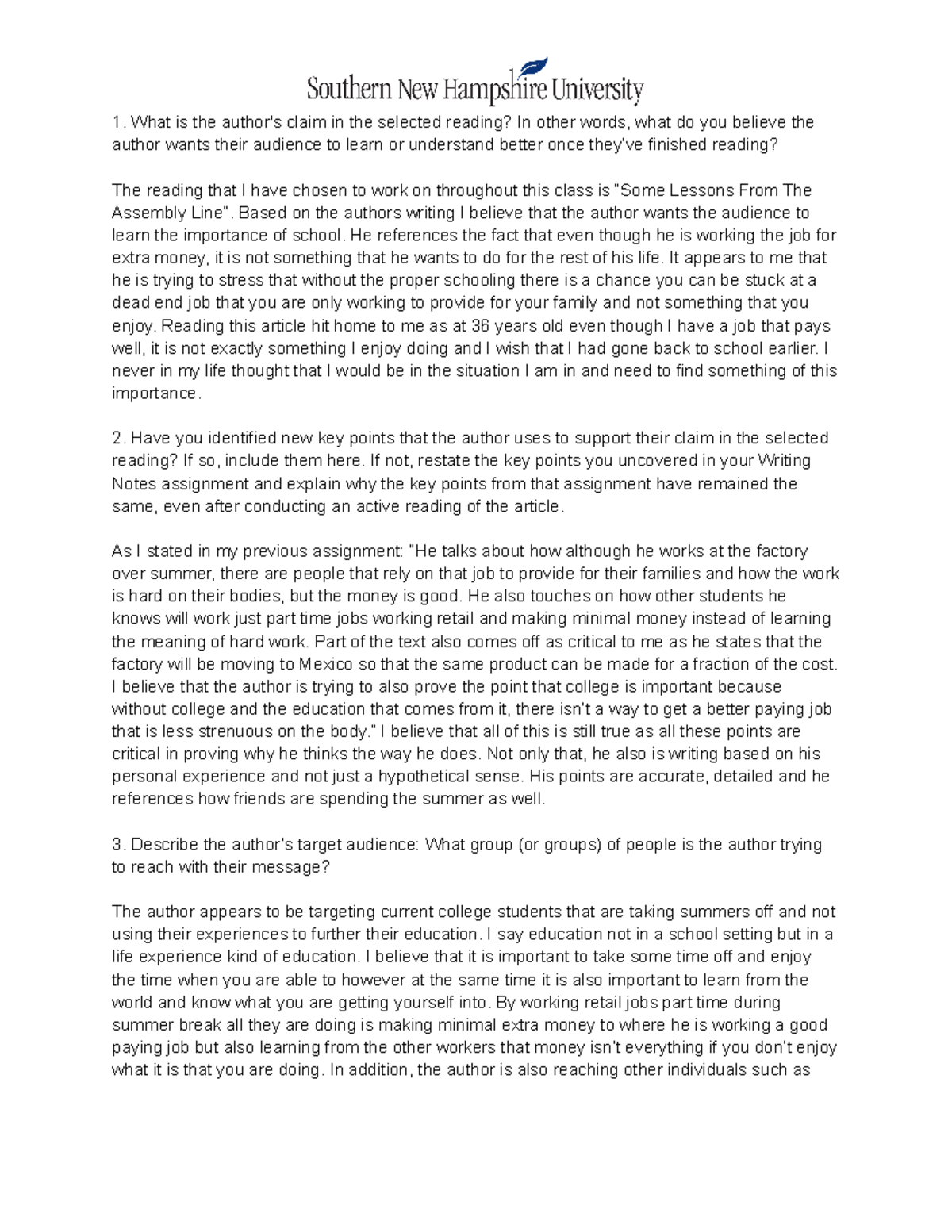 32 English comp II What is the author's claim in the selected