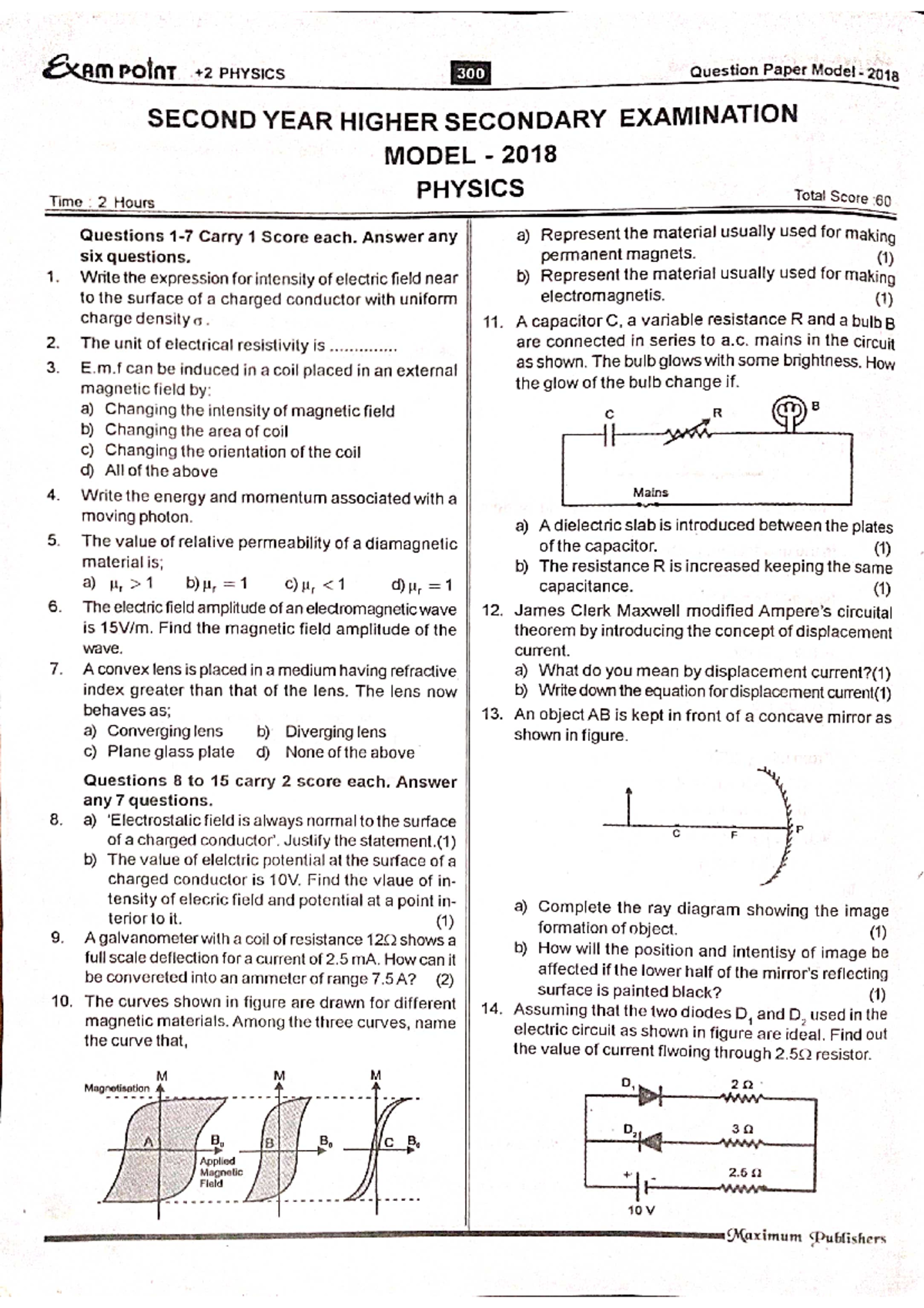 Physics questions and answers in 2 - science - Studocu