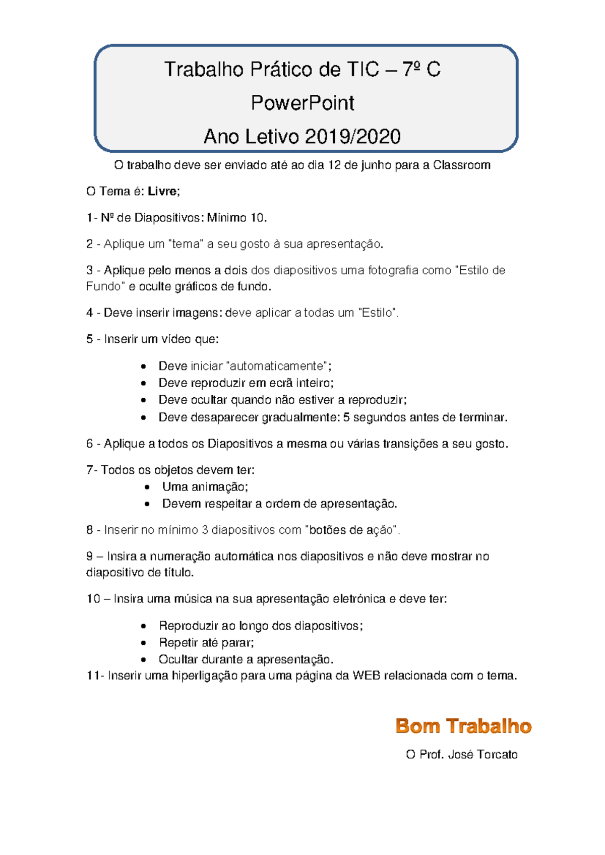 Trabalho Final Características - Trabalho Prático de TIC – 7º C ...