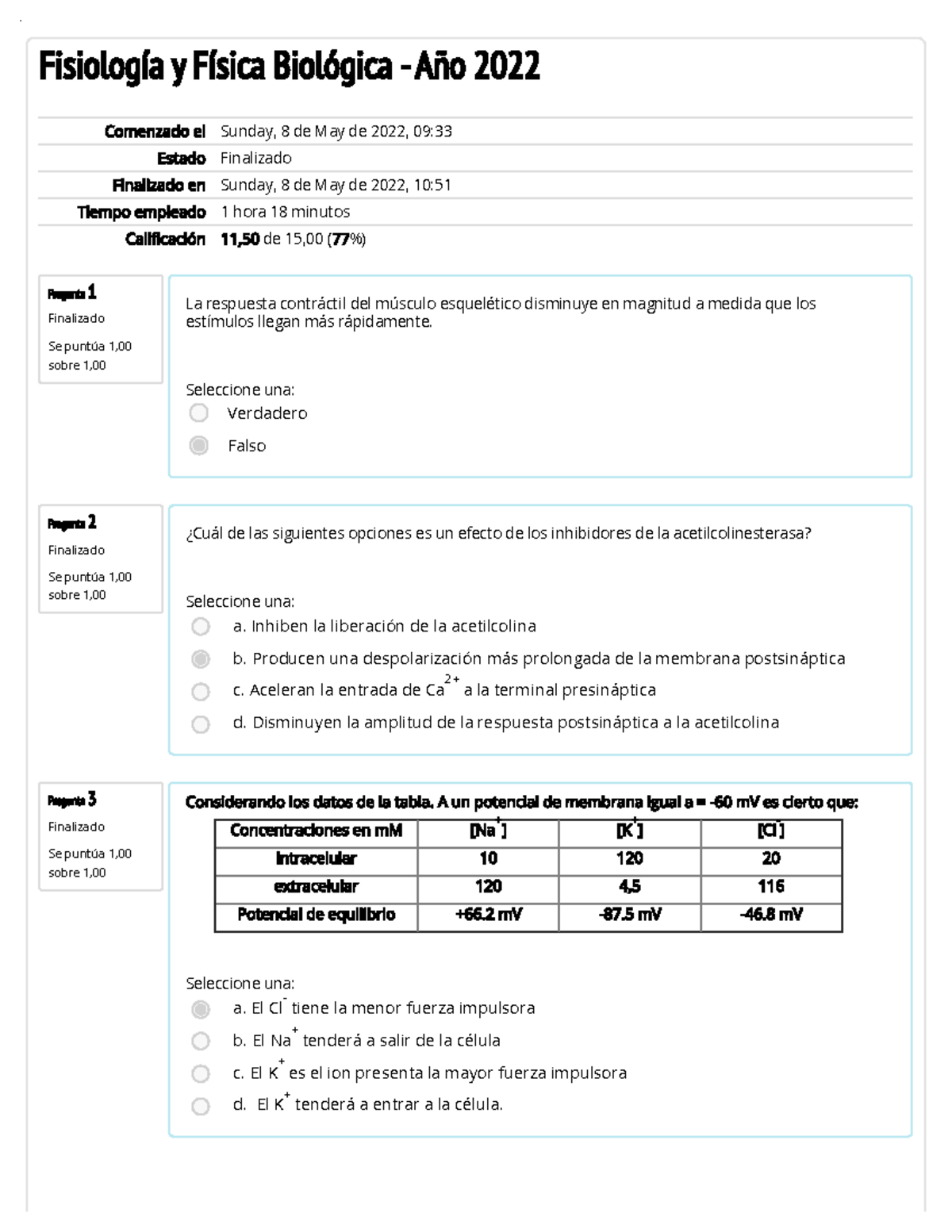 Autoevaluación Unidad 1 - Pregunta 1 Finalizado Se Puntúa 1, Sobre 1 ...