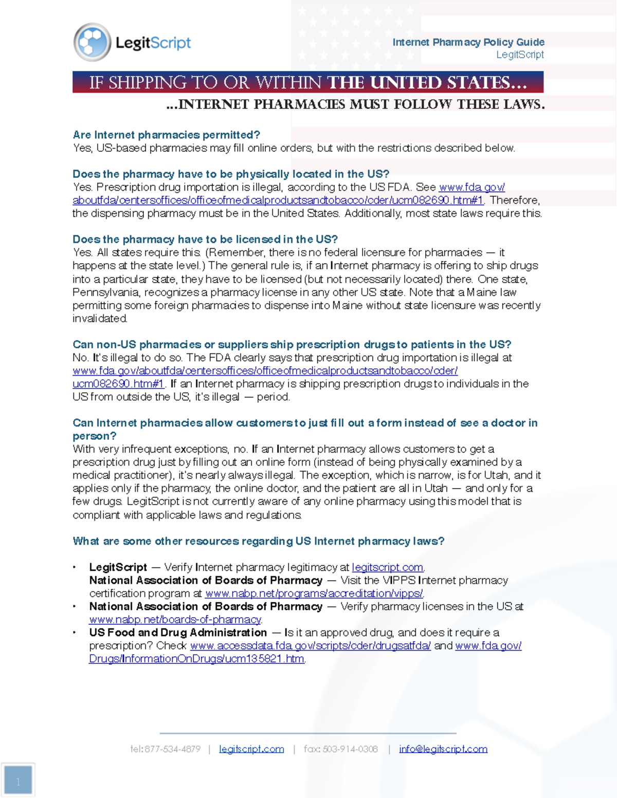 Country by Country - Internet Pharmacy Regulations - 3-23-15 ...