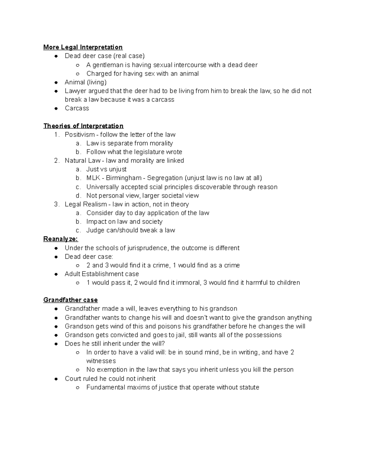 Lecture 6 Theories of Judicial Interpretation - More Legal ...