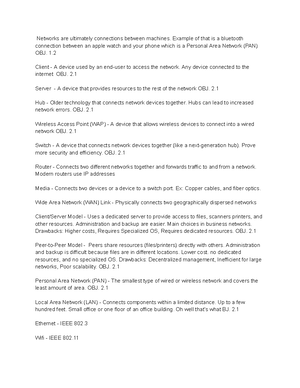 Comptia N+ Quiz - Practice Quiz for N+ - Practice Quiz: CompTIA ...