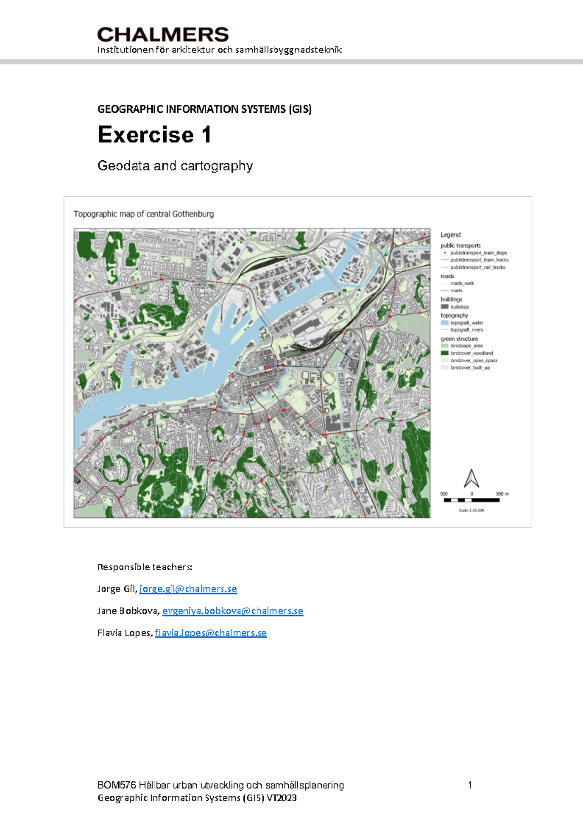 BOM576 GIS Exercise 1 - BOM576 Hållbar urban utveckling och ...