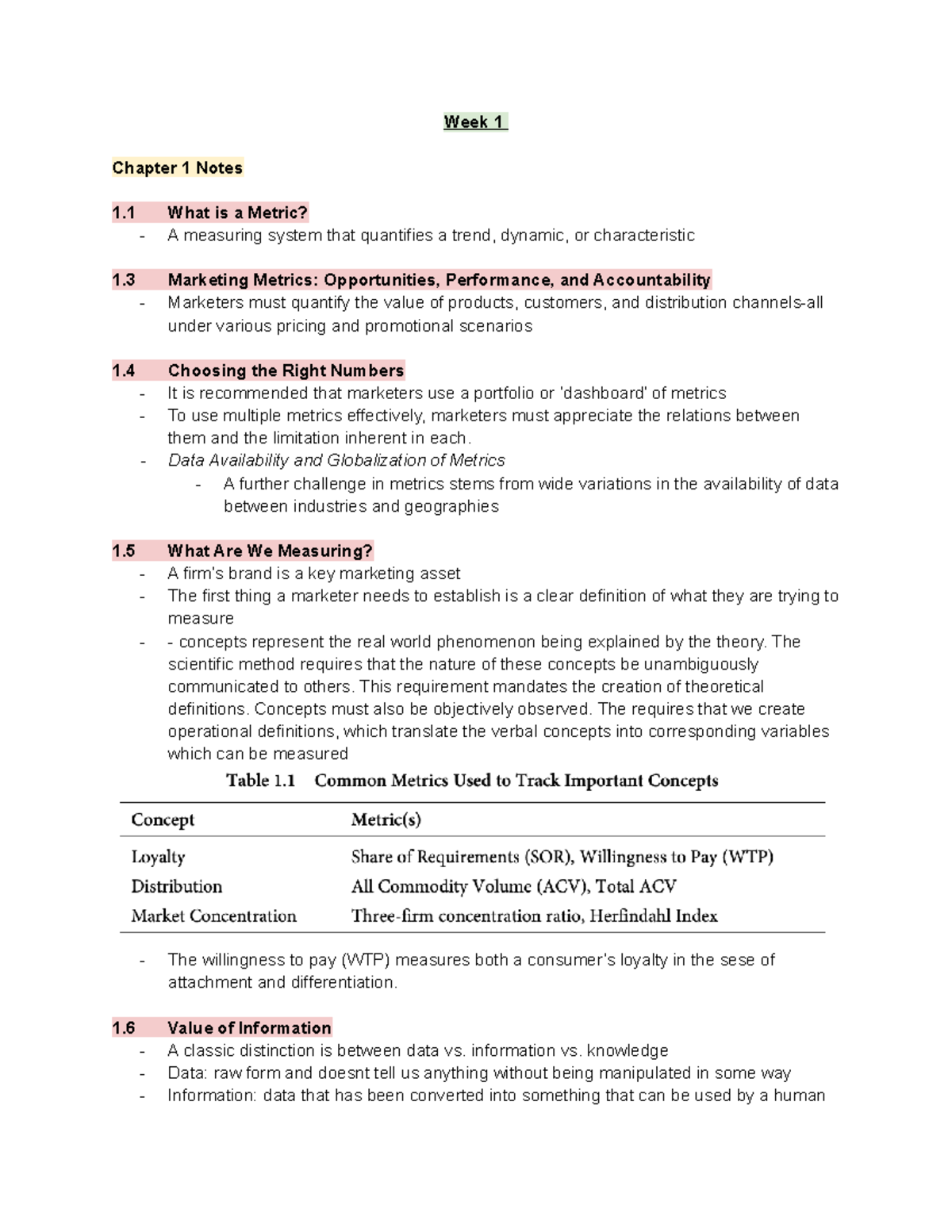 MKT 300 - Week 1 - Weekly Notes And Materials For MKT 300 - Week 1 ...