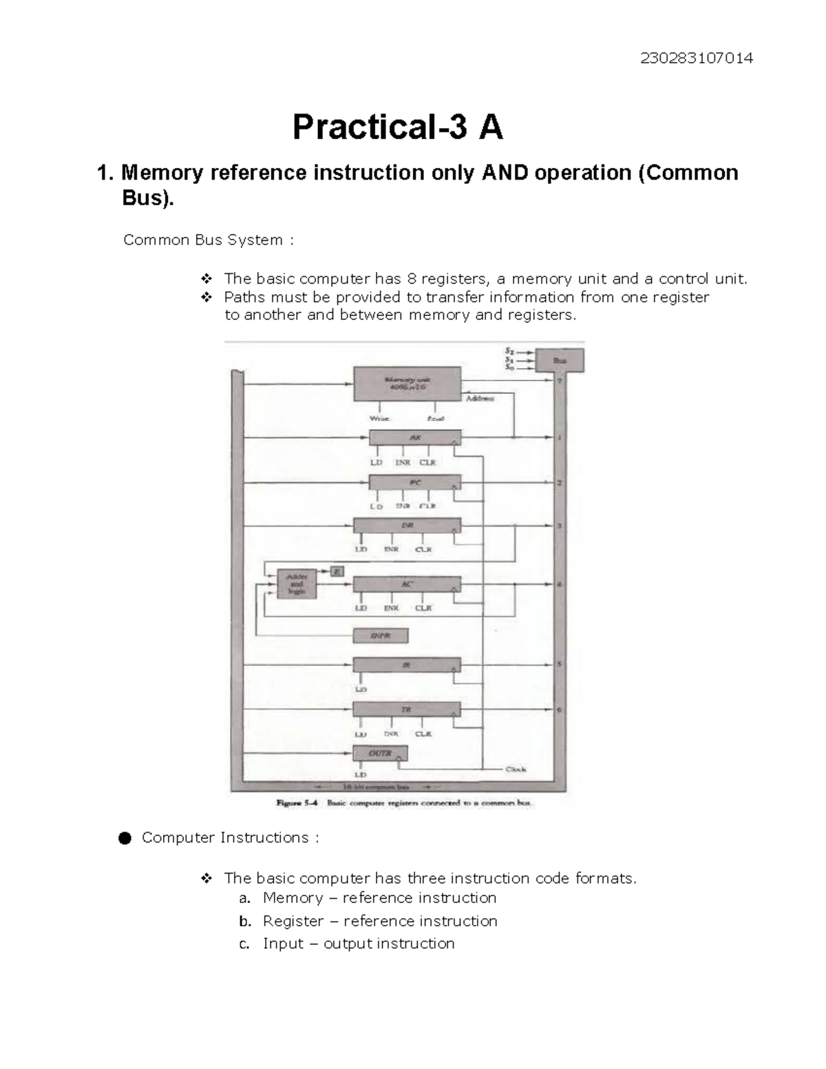 Practica 3A - 230283107014 Practical-3 A 1. Memory reference ...