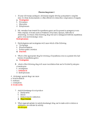 Pharmacology - Drug Classifications And Drugs Affecting Human Body ...