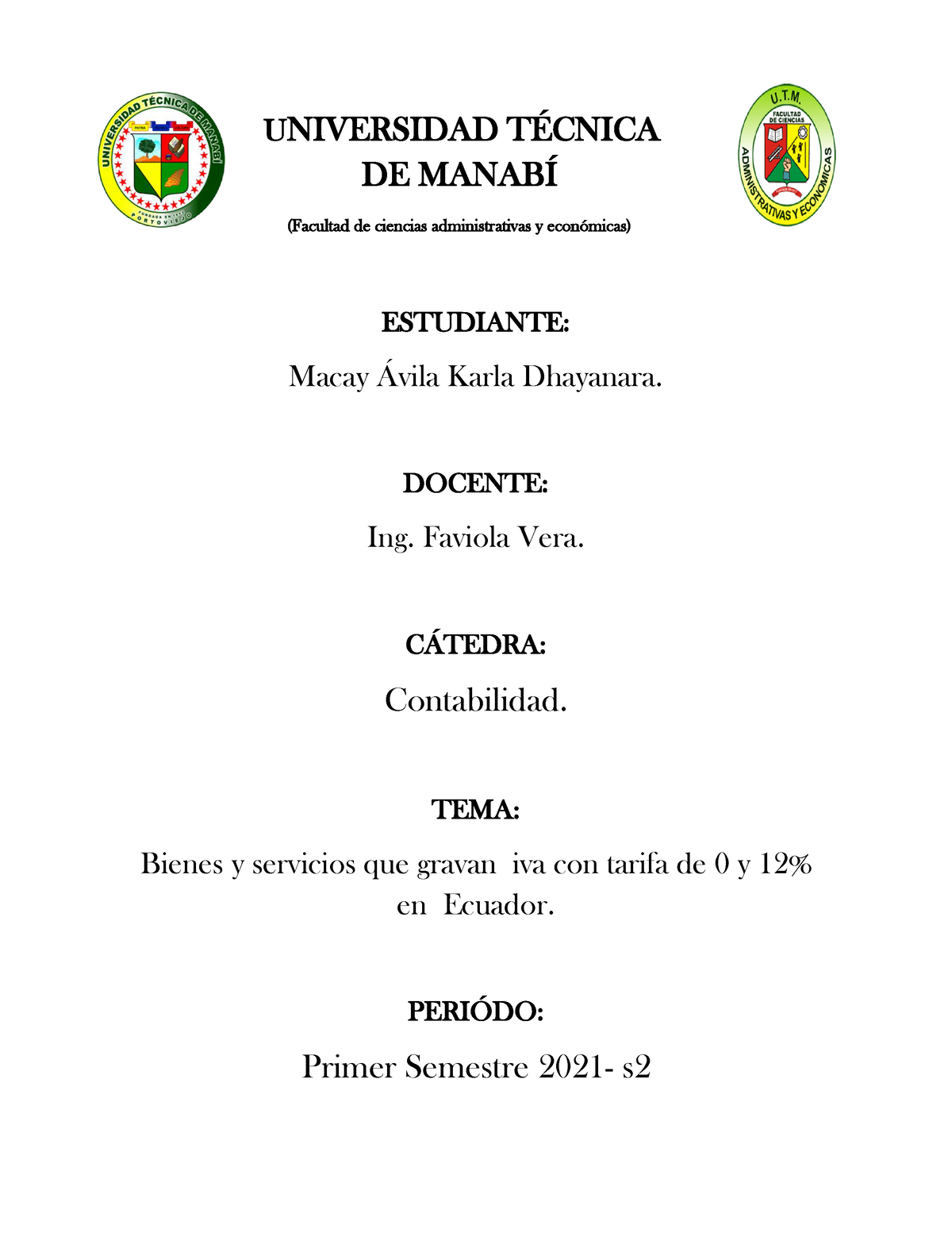 Bienes Y Servicios QUE Gravan IVA Tarifa DE 0 Y 12% En Ecuador ...