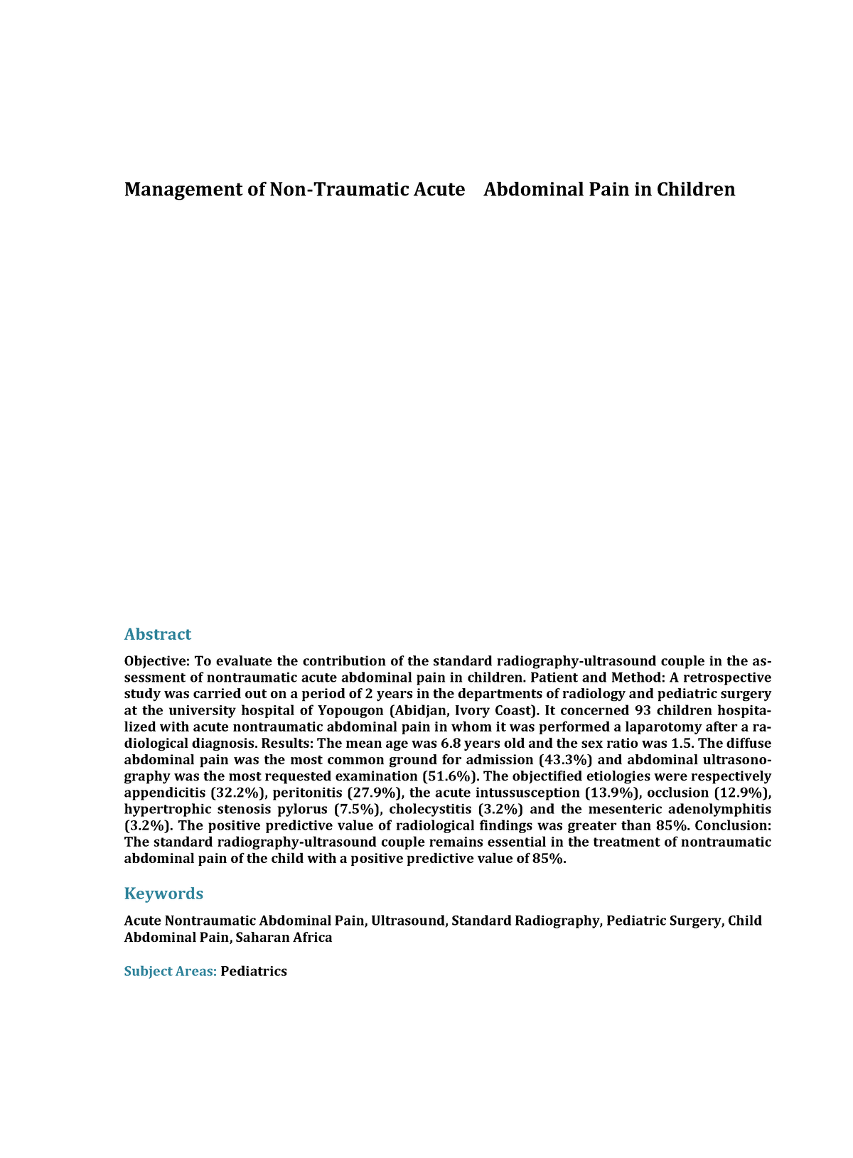 management-of-non-traumatic-acute-abdominal-pain-in-children