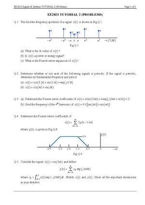 Table of LTI System Models & Responses - Signals & Systems Page 1 of 1 ...