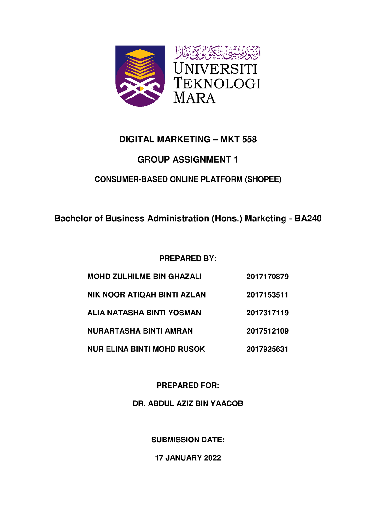 mkt558 group assignment 1 infographic