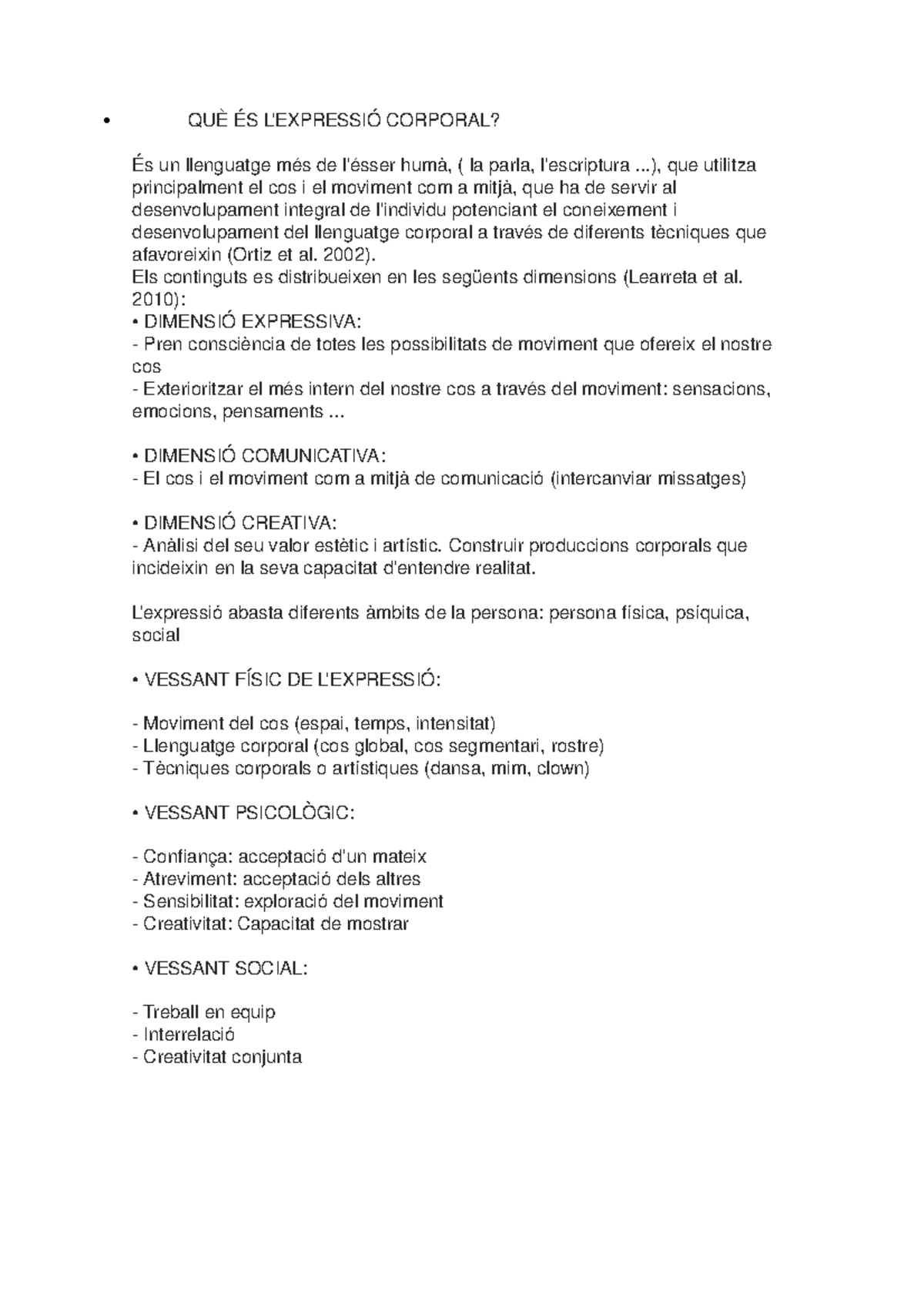 Expressio Corporal Studocu