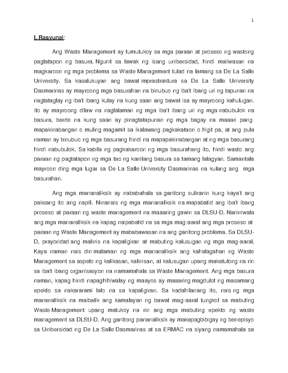 Konseptong-papel ng Kulturang Popular sa Implikasyon ng Kasanayan - 1 I ...