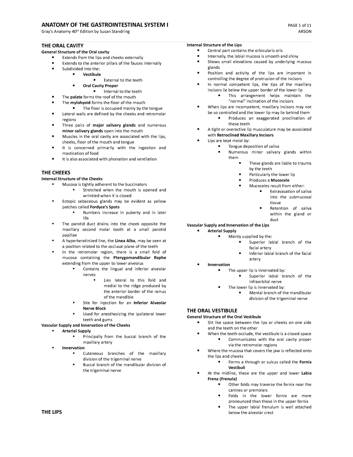 Anatomy of the Gastrointestinal System I - Gray's Anatomy 40th Edition ...