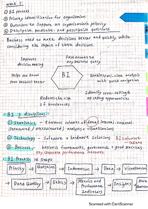 Seminar Assignments - Business Intelligence - Infs 2036 - Good Example ...