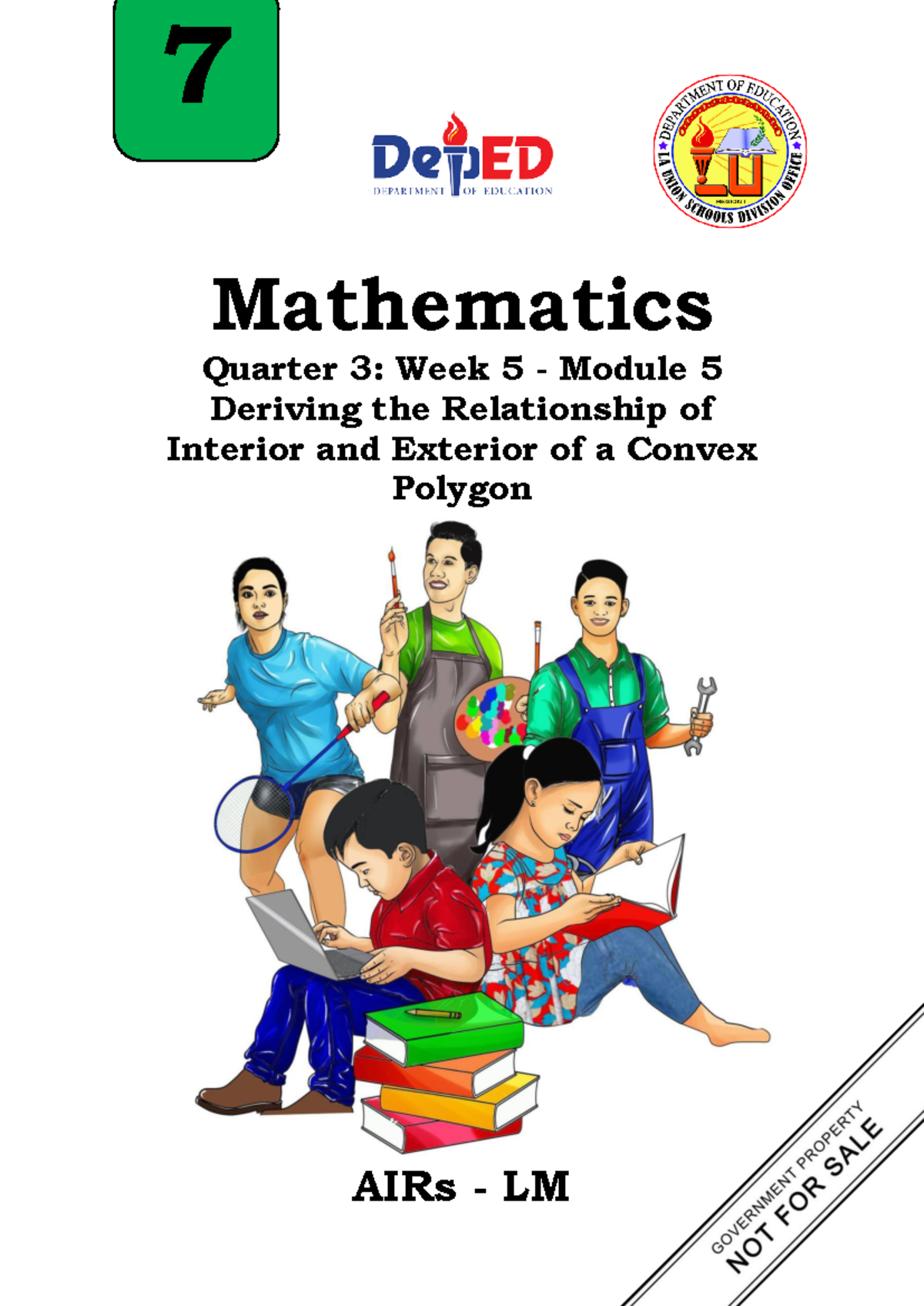 Q3 Math7 Week 5 Module 5 Monina Dumalagan - 7 AIRs - LM Mathematics ...