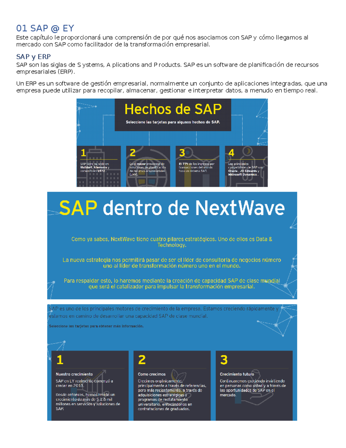 Introduction TO SAP - INTRODUCCION A SAP - 01 SAP @ EY ####### Este ...