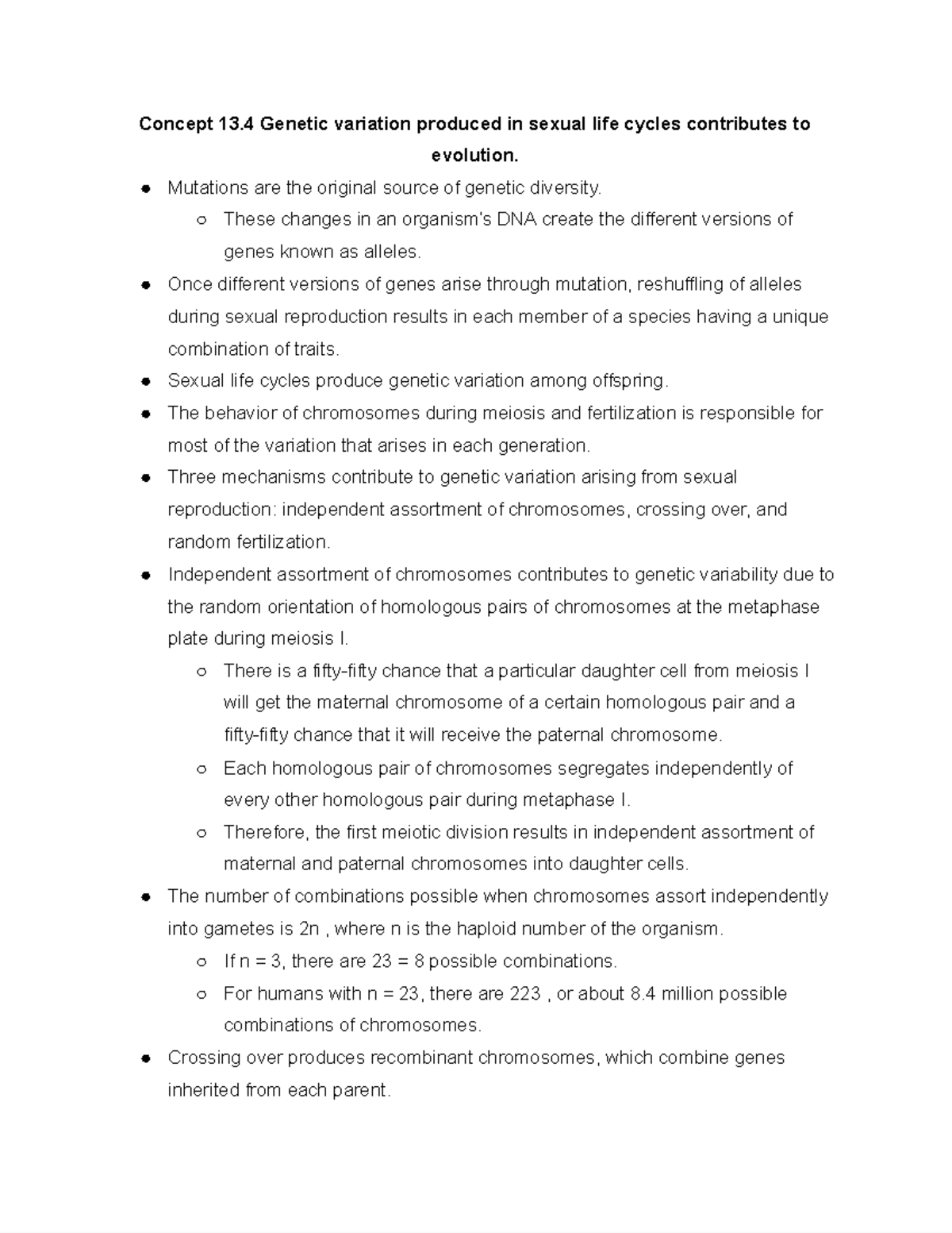 concept-13-4-genetic-variation-produced-in-sexual-life-cycles