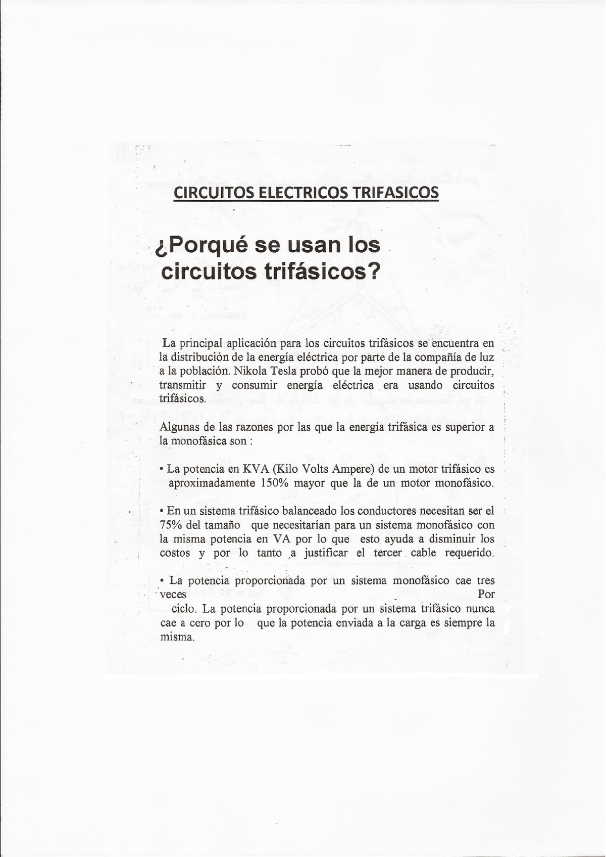 Trifasicos ( Teor ) - Problemas Y Apuntes - Circuitos Electricos - Studocu