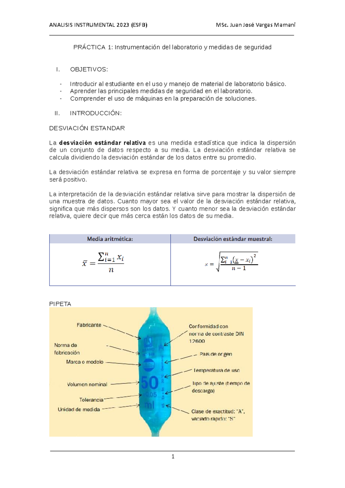 Analisis instrumental 2023 practica 1 (2) - ANALISIS INSTRUMENTAL 2023 ...