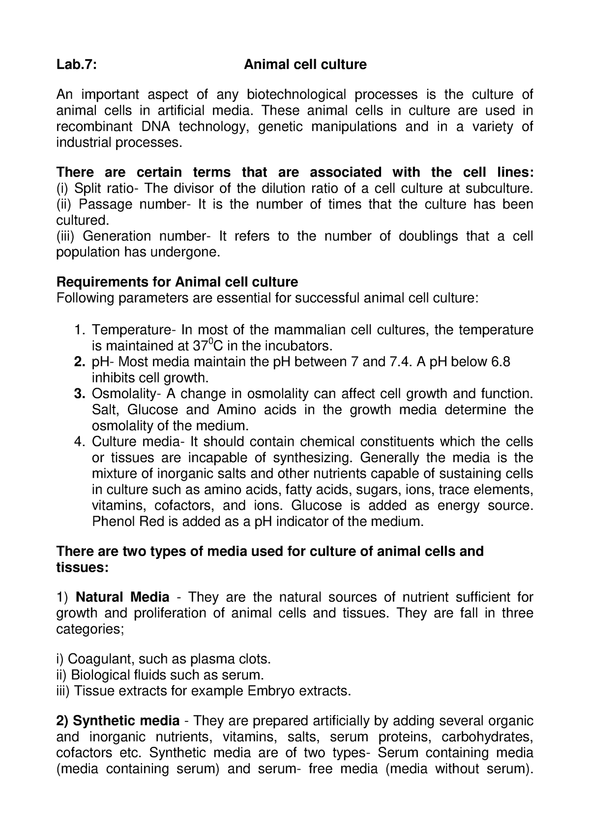 Animal Cell Culture - These Animal Cells In Culture Are Used In ...