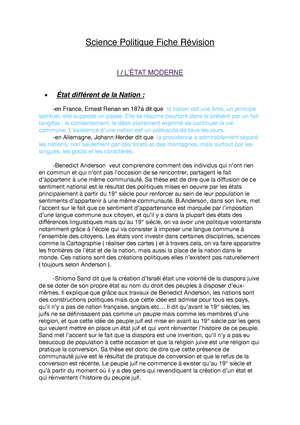 dissertation sur la science politique