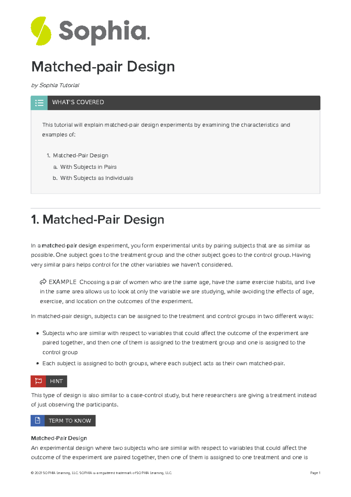 Matched pair design essay Matchedpair Design by Sophia Tutorial This