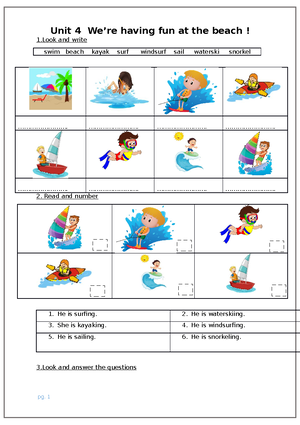BT Bổ trợ Family AND Friends Special Edition Grade 4 Unit 5 - 1 and ...