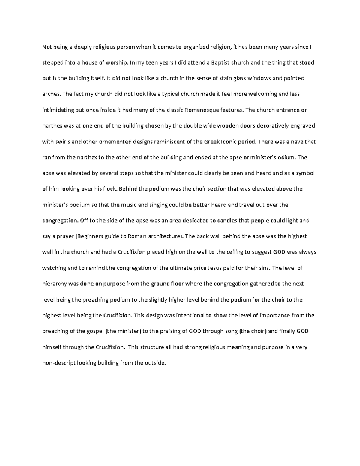 Unit 3 discussion - Not being a deeply religious person when it comes ...