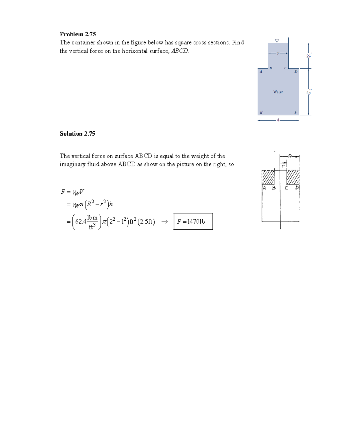 HW3 Solutions - The container shown in the figure below has square 