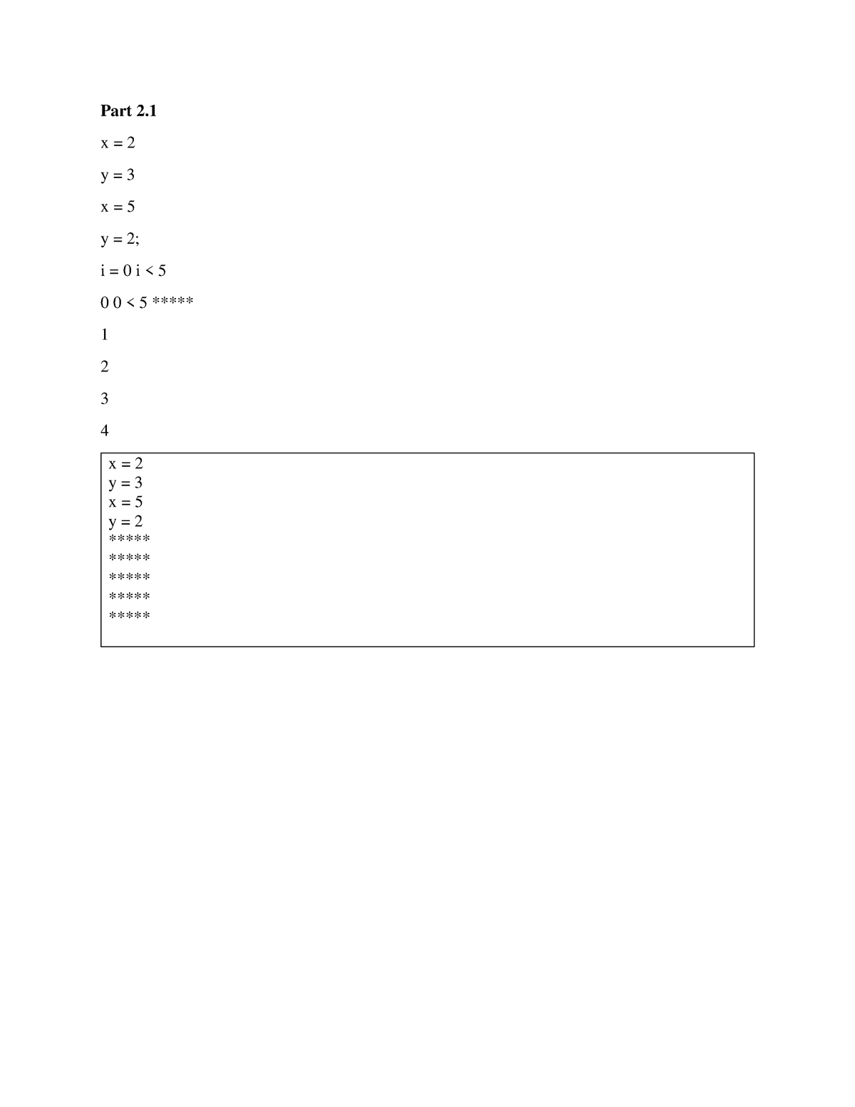 csi250l-lab-1-explanation-part-2-x-2-y-3-x-5-y-2-i-0-i