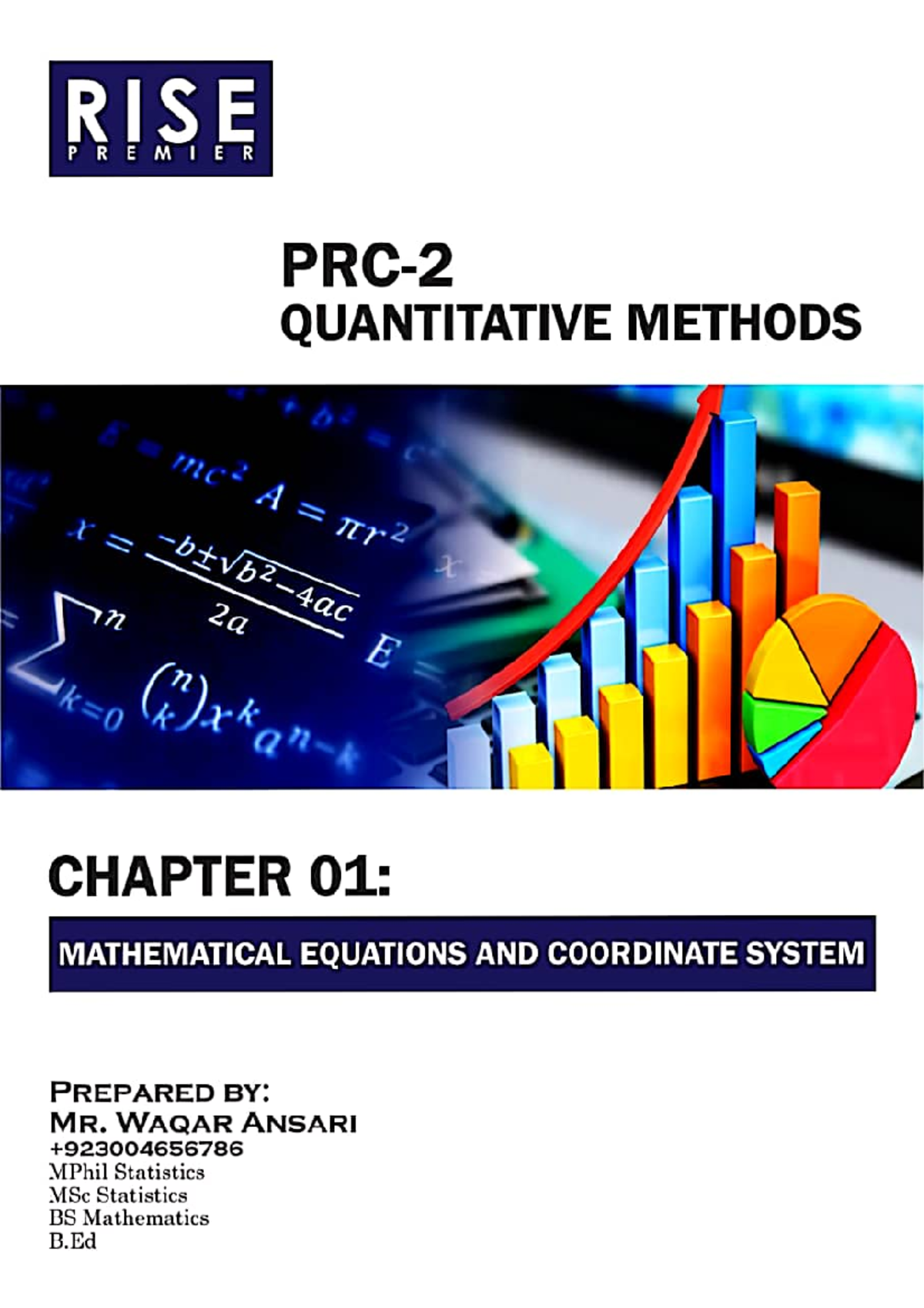QM Ch#01 Notes (Mr. Waqar Ansari) - Quantitative Methods - Studocu