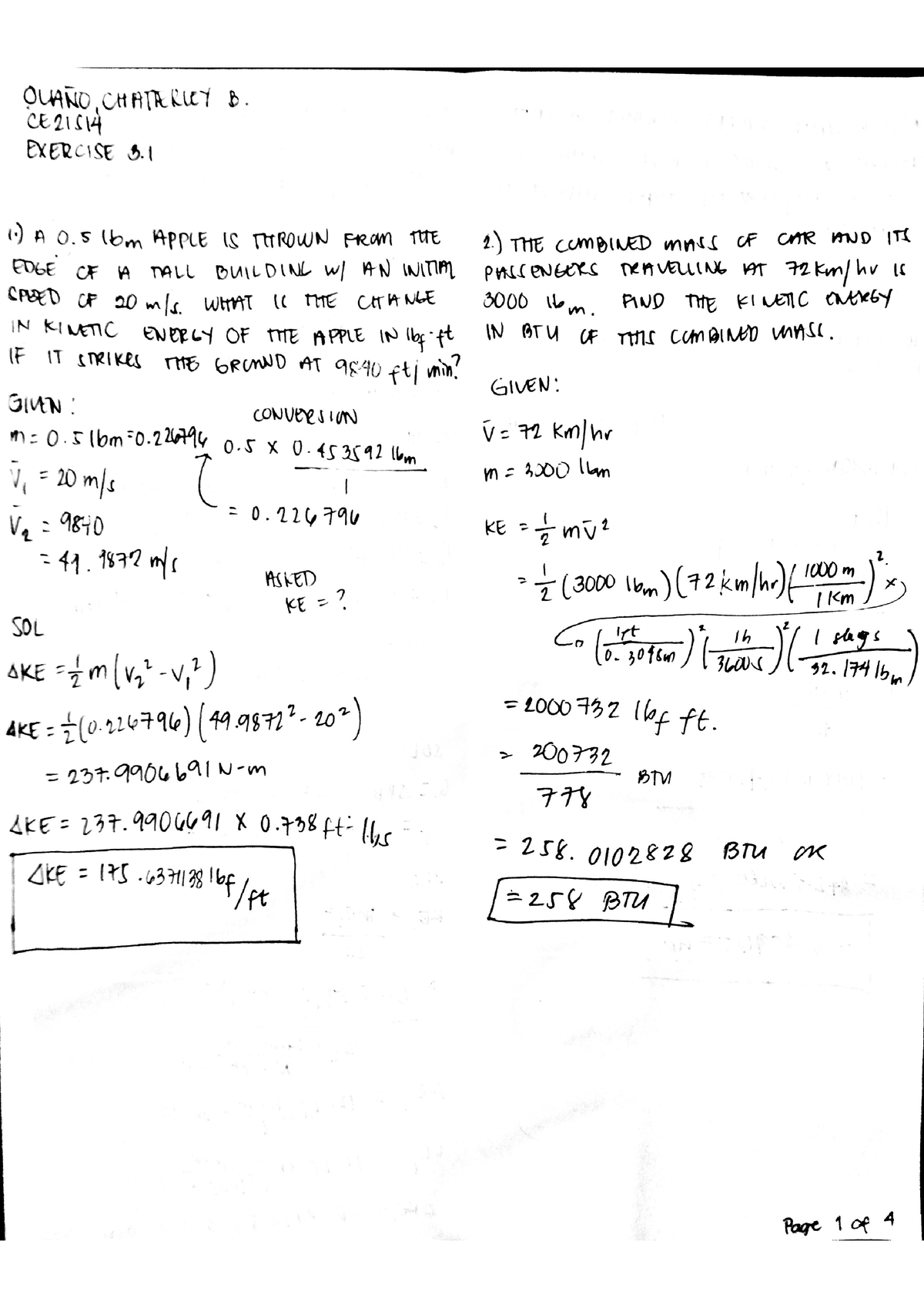 Exercise 3 - Science, Technology, Mathematics, and Engineering - Studocu