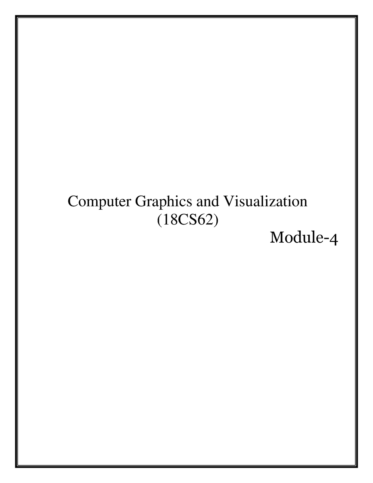 computer graphics thesis topics