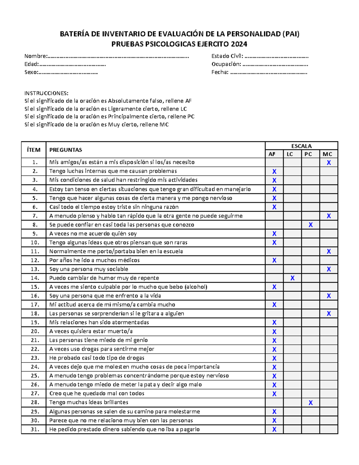 04 TEST Inventario PAI RESP - BATERÍA DE INVENTARIO DE EVALUACIÓN DE LA ...