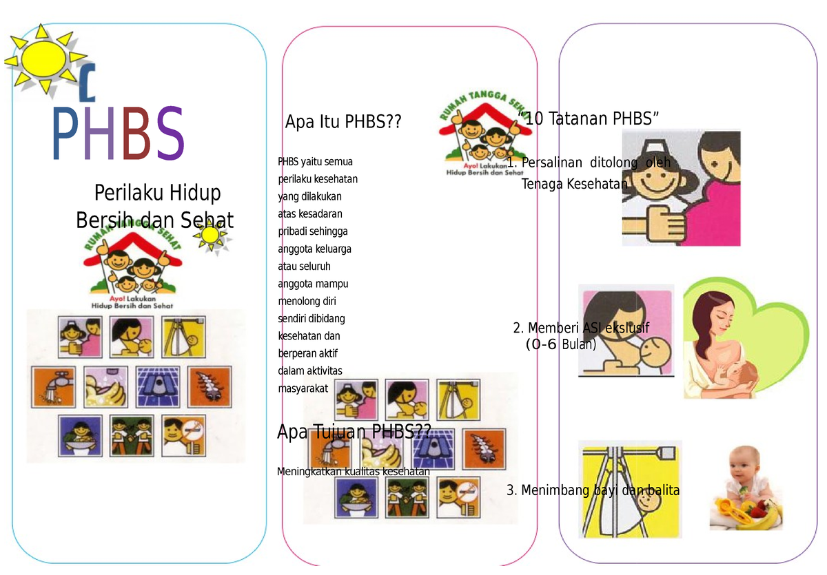 PHBS FIX - Perilaku Hidup Bersih Dan Sehat - PHBS Perilaku Hidup Bersih ...